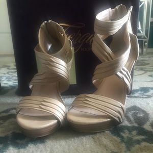 Fergie Footwear Sanibel Nude Heels